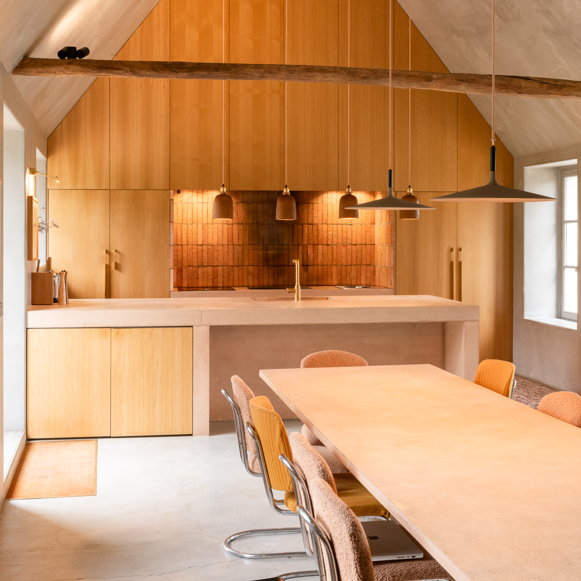 Photographie d'architecture d'une maison d’architecture contemporaine dans le Vexin