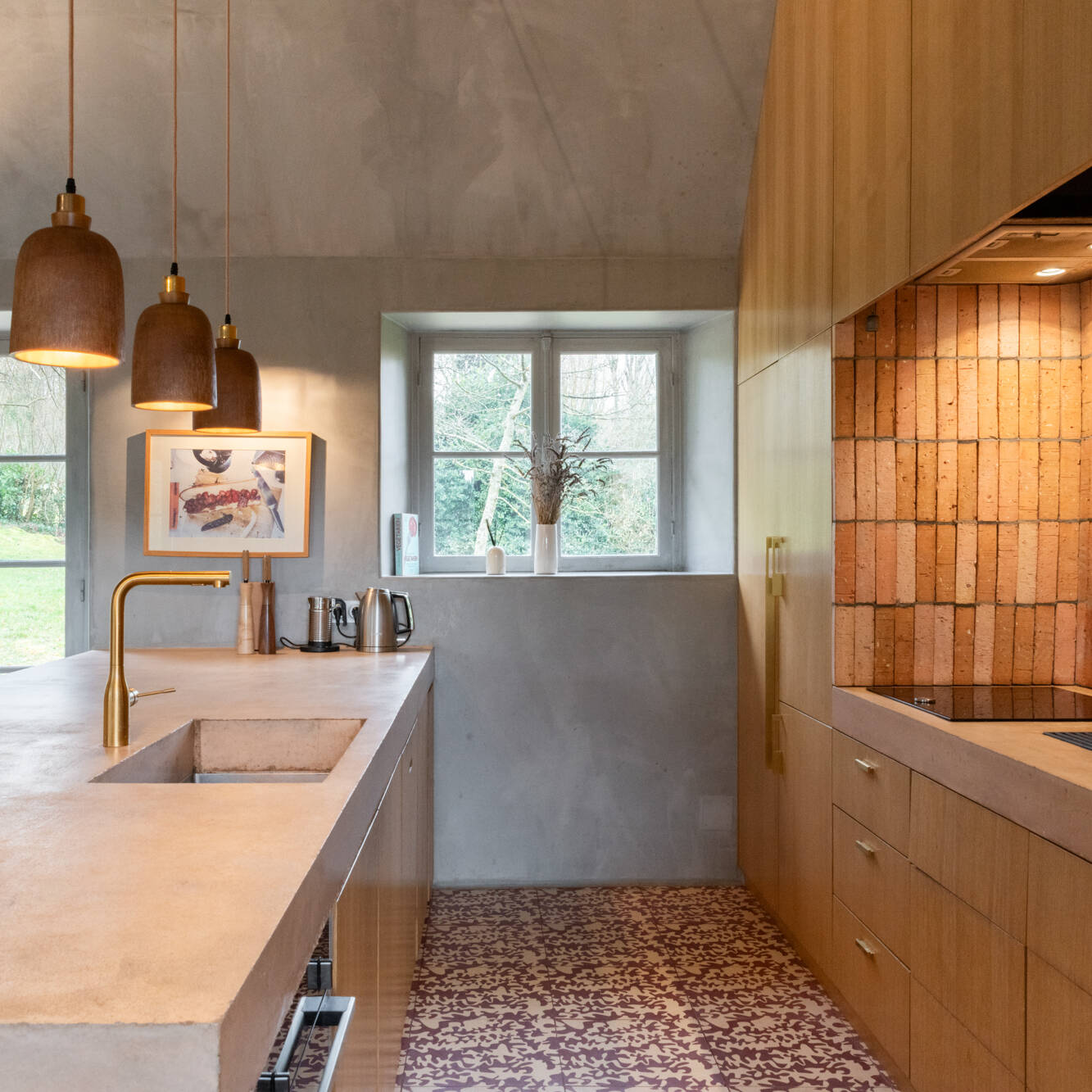 Photographie d'architecture d'une maison d’architecture contemporaine dans le Vexin