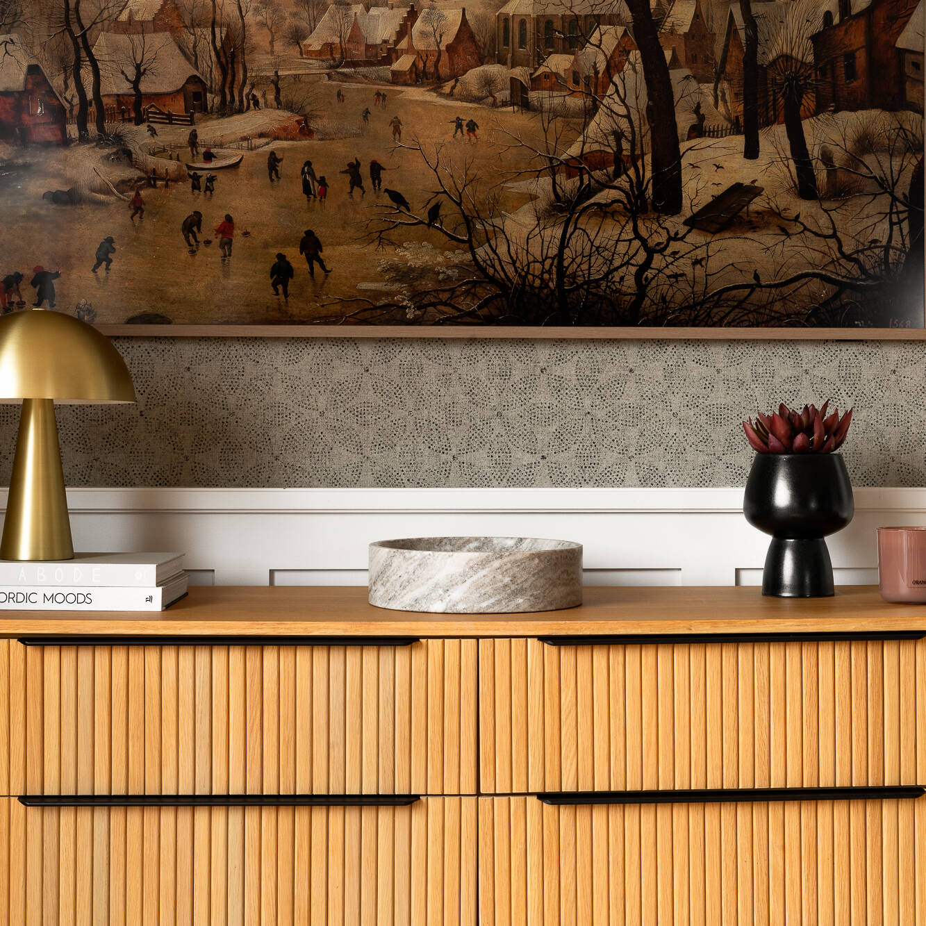 Photographie d'architecture d'un salon dans un appartement rénové en Normandie